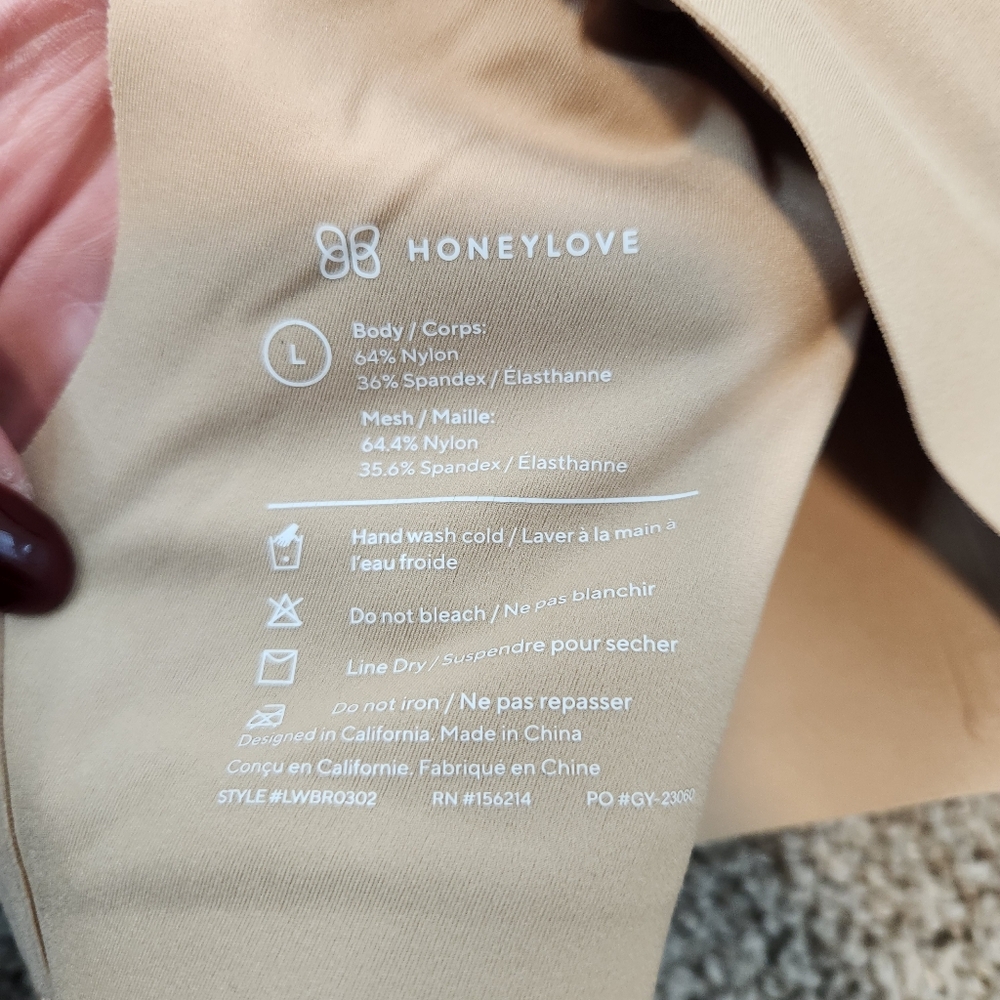 Honeylove Wireless Crossover Bra Size Large - Picture 4 of 6